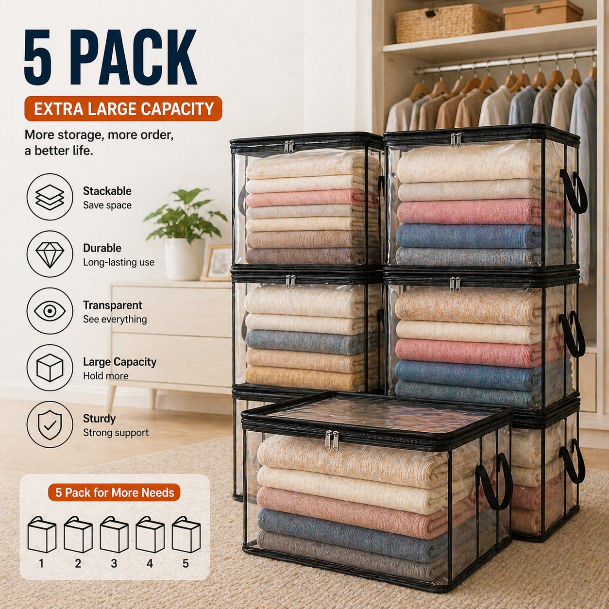 Last Step Deal: Add One More Storage Bag & Save 30% 🧺✨
