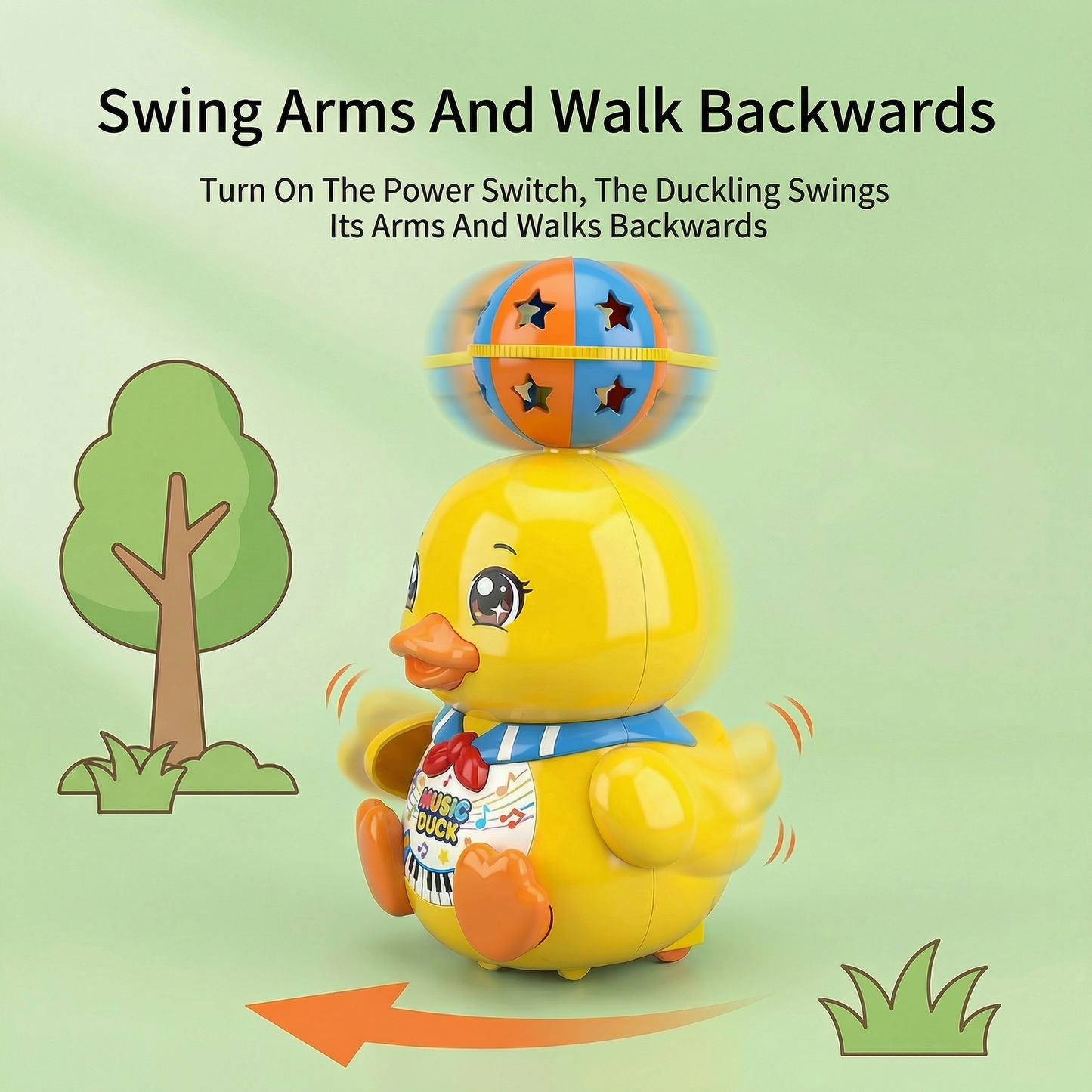 🎵 Dancing Spin & Glow Musical Duck 已改 美