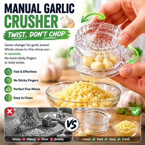 Manual Garlic Twister & Masher