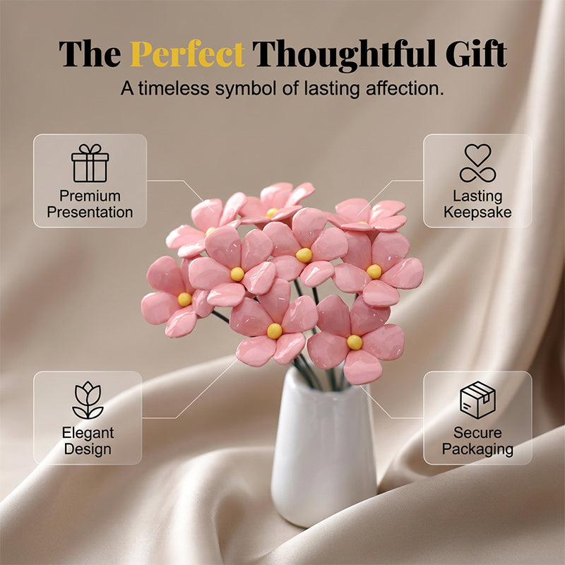 🥳 50% OFF! 🥳 Everlasting Ceramic Floral Decoration